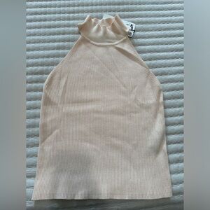 Zara knit halter crop top size S.